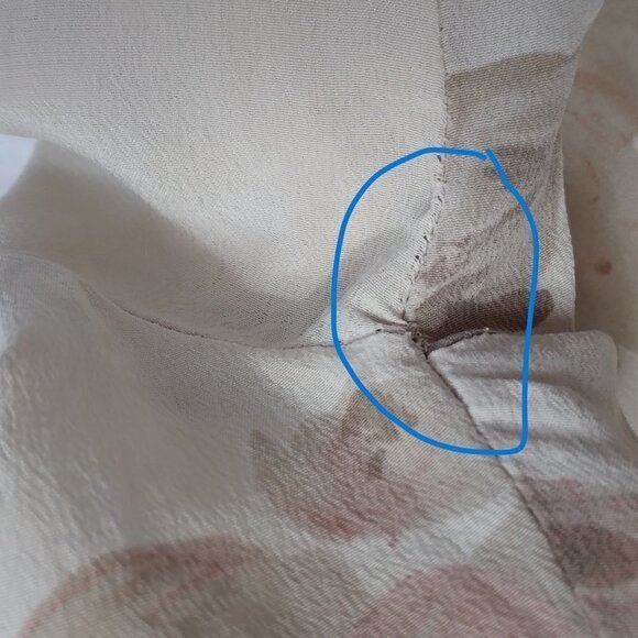 HALLHUBER Philosophy | Floral Silk Ruffle Blouse | Size 36 - Picture 10 of 11